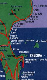 Corfu Map
